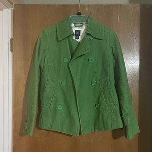 Green corduroy jacket